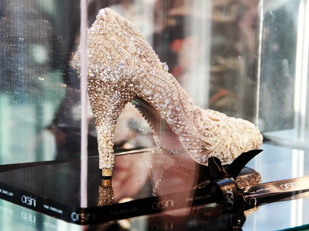 escarpins en diamant de Kathryn Wilson