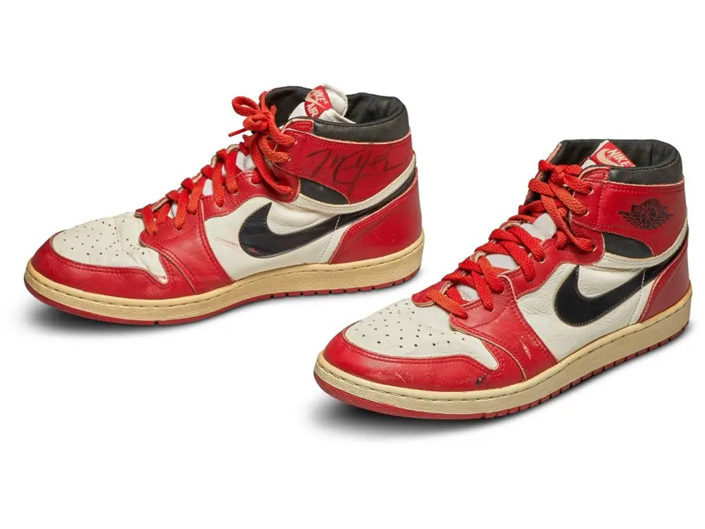 Air Jordan 1s signés par Michael Jordan